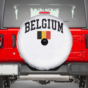 Vintage Belgium Spare Tire Cover Belgian Soccer Football Pride Gift for Fans TS10 White Print Your Wear