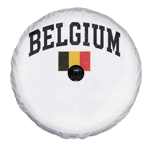 Vintage Belgium Spare Tire Cover Belgian Soccer Football Pride Gift for Fans TS10 Print Your Wear
