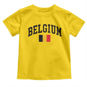 Vintage Belgium Toddler T Shirt Belgian Soccer Football Pride Gift for Fans TS10 Daisy Print Your Wear