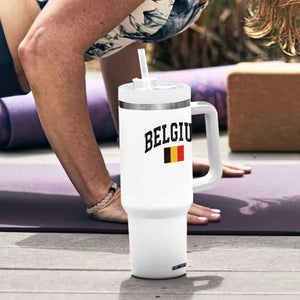 Vintage Belgium Tumbler With Handle Belgian Soccer Football Pride Gift for Fans TS10 Print Your Wear