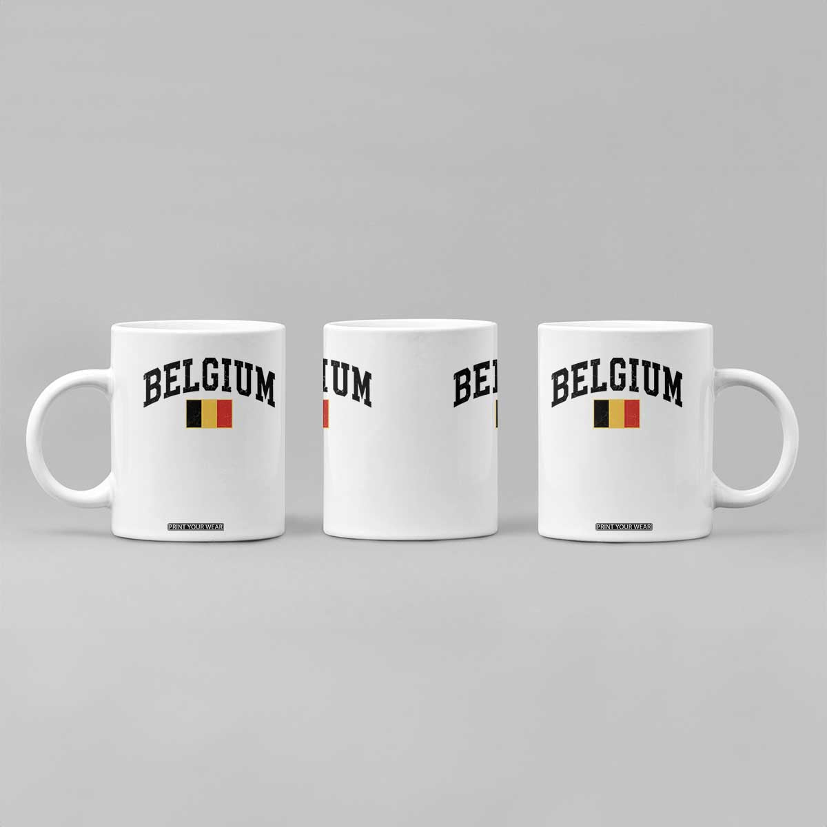 Vintage Belgium Coffee Mug Belgian Soccer Football Pride Gift for Fans TS10 Print Your Wear