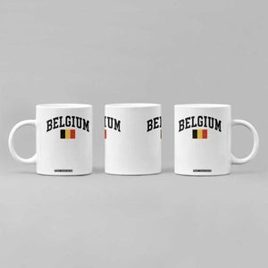 Vintage Belgium Coffee Mug Belgian Soccer Football Pride Gift for Fans TS10 Print Your Wear