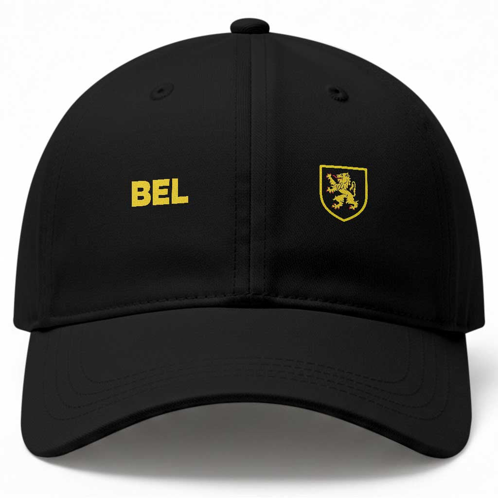 Vintage Belgium Baseball Cap Belgian Football Pride Belgium Lion Crest Soccer Graphic TS10 Print Your Wear