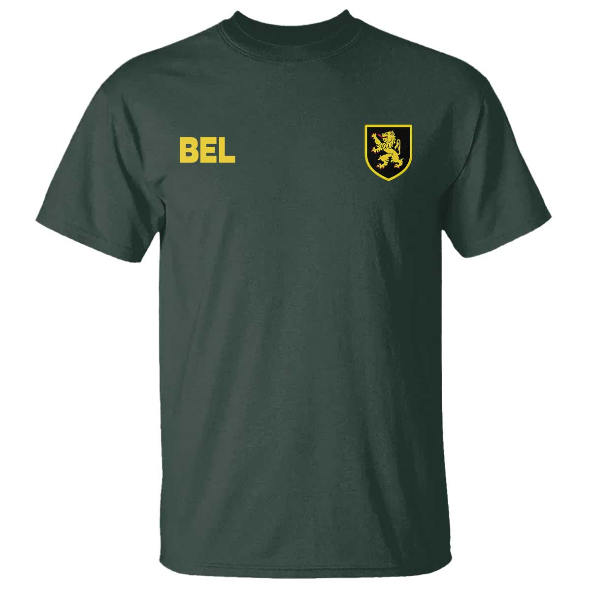 Vintage Belgium T Shirt Belgian Football Pride Belgium Lion Crest Soccer Graphic TS10 Print Your Wear