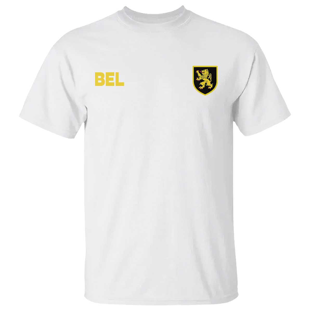 Vintage Belgium T Shirt Belgian Football Pride Belgium Lion Crest Soccer Graphic TS10 White Print Your Wear