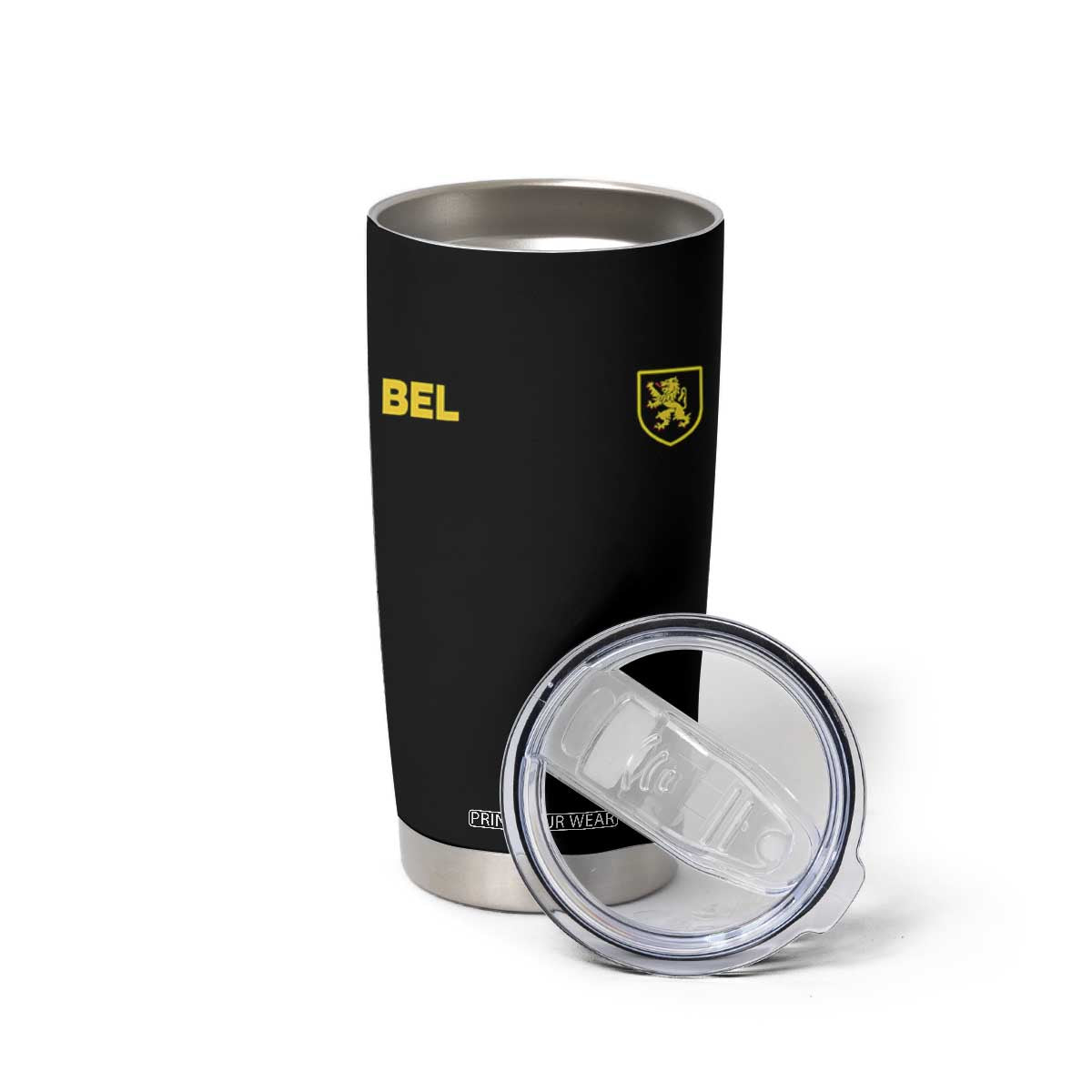Vintage Belgium Tumbler Cup Belgian Football Pride Belgium Lion Crest Soccer Graphic TS10 Print Your Wear