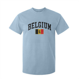 Vintage Belgium T Shirt For Kid Lion Royal Flag Graphic Belgian Soccer Football Pride Gift for Fans TS10 Print Your Wear