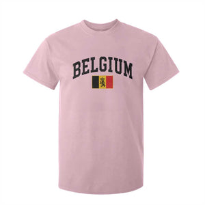 Vintage Belgium T Shirt For Kid Lion Royal Flag Graphic Belgian Soccer Football Pride Gift for Fans TS10 Print Your Wear