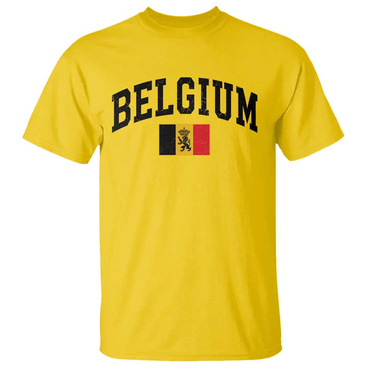 Vintage Belgium T Shirt Lion Royal Flag Graphic Belgian Soccer Football Pride Gift for Fans TS10 Daisy Print Your Wear