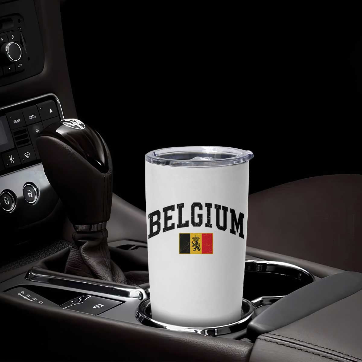 Vintage Belgium Tumbler Cup Lion Royal Flag Graphic Belgian Soccer Football Pride Gift for Fans TS10 Print Your Wear