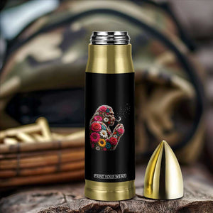 Floral Bigfoot Blowing Wishes Dandelion Bullet Tumbler Vintage Sasquatch Art Botanical Wildlife Graphic TS10 Print Your Wear