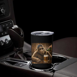 Funny Bigfoot Drinking Beer Tumbler Cup Vintage Cool Sunglasses Sasquatch Pub Graphic TS10 Print Your Wear