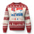 Trump 2024 Ugly Christmas Sweater He Won Coquette Bow USA Flag TS10 Red Print Your Wear