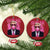 Trump Won 2024 Christmas Ornament Trump Pink Bubble Gum Funny Cute Retro 90s TS10 Circle Red Print Your Wear