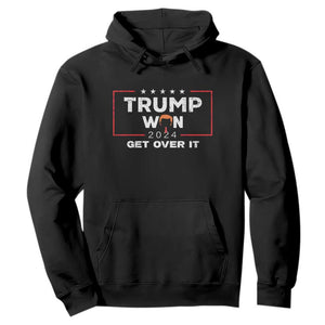 Trump Won 2024 Hoodie Get Over It Funny 47 President TS10 Black Print Your Wear