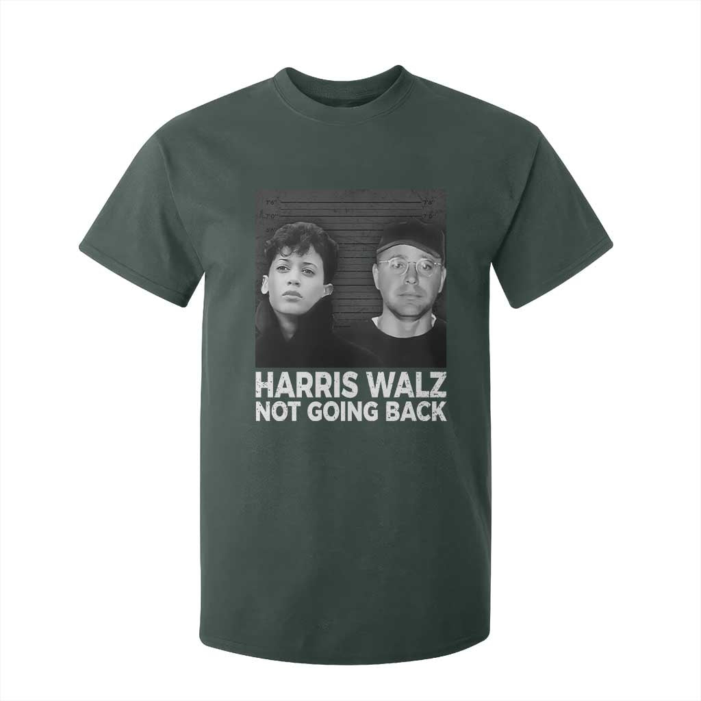 Harris Walz T Shirt For Kid Vintage We Are Not Going Back TS10 Dark Forest Green Print Your Wear
