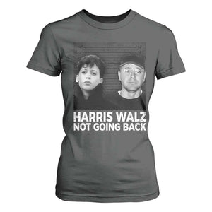 Harris Walz T Shirt For Women Vintage We Are Not Going Back TS10 Dark Heather Print Your Wear