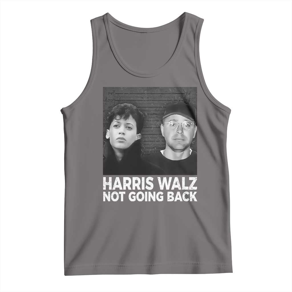 Harris Walz Tank Top Vintage We Are Not Going Back TS10 Deep Heather Print Your Wear