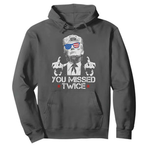 Trump Won Again 2024 Hoodie We're Taking America Back US American Flag TS10 Dark Heather Print Your Wear