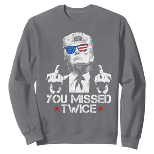 Trump Won Again 2024 Sweatshirt We're Taking America Back US American Flag TS10 Charcoal Print Your Wear