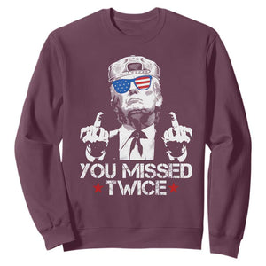 Trump Won Again 2024 Sweatshirt We're Taking America Back US American Flag TS10 Maroon Print Your Wear