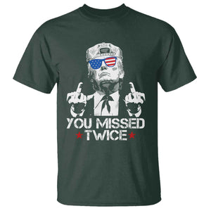 Trump Won Again 2024 T Shirt We're Taking America Back US American Flag TS10 Dark Forest Green Print Your Wear