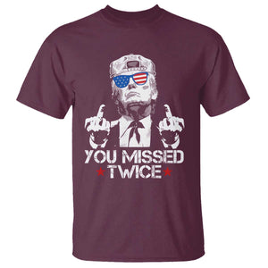 Trump Won Again 2024 T Shirt We're Taking America Back US American Flag TS10 Maroon Print Your Wear
