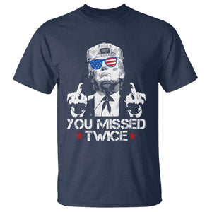 Trump Won Again 2024 T Shirt We're Taking America Back US American Flag TS10 Navy Print Your Wear