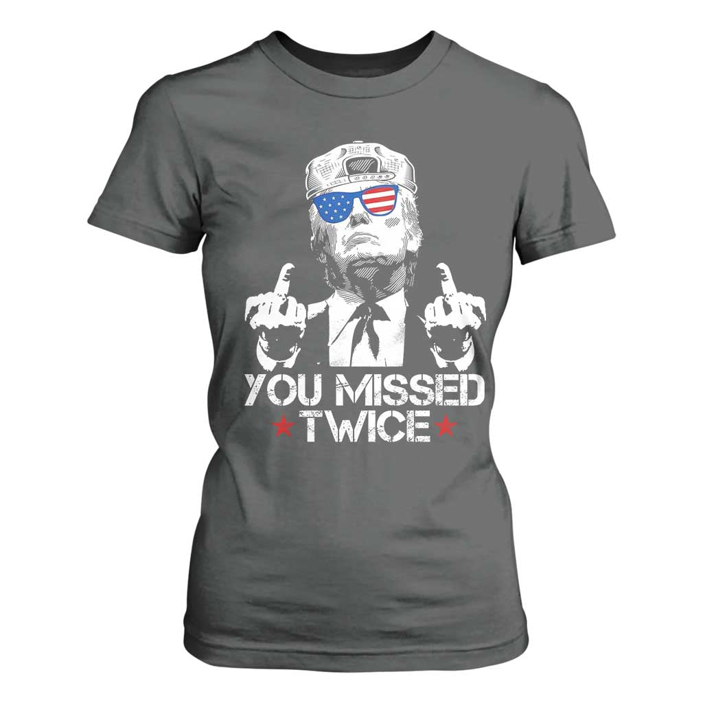 Trump Won Again 2024 T Shirt For Women We're Taking America Back US American Flag TS10 Dark Heather Print Your Wear