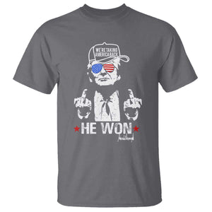 Trump 2024 T Shirt We're Taking America Back You Missed Bitch TS10 Charcoal Print Your Wear