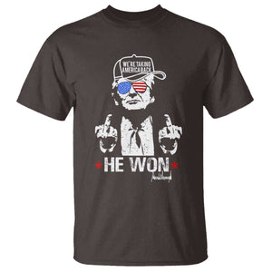 Trump 2024 T Shirt We're Taking America Back You Missed Bitch TS10 Dark Chocolate Print Your Wear