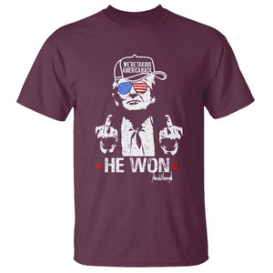 Trump 2024 T Shirt We're Taking America Back You Missed Bitch TS10 Maroon Print Your Wear