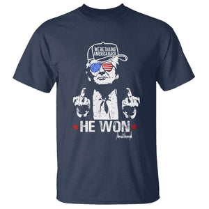 Trump 2024 T Shirt We're Taking America Back You Missed Bitch TS10 Navy Print Your Wear