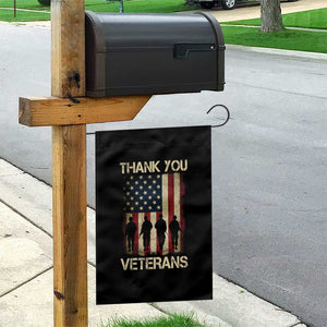 Thank You Veterans Garden Flag Veterans Day Patriotic American Flag TS10 Print Your Wear