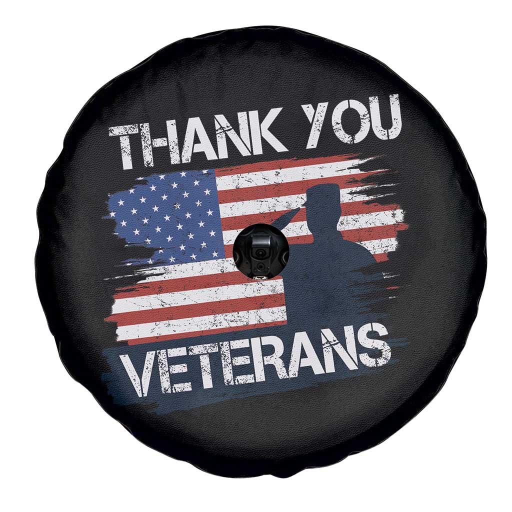 Thank You Veterans Spare Tire Cover Never Forget Veterans Military Appreciation US Flag TS10 Print Your Wear
