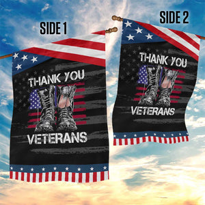 Thank You Veterans Garden Flag American Flag Military Supportive Veterans Day TS10 Print Your Wear
