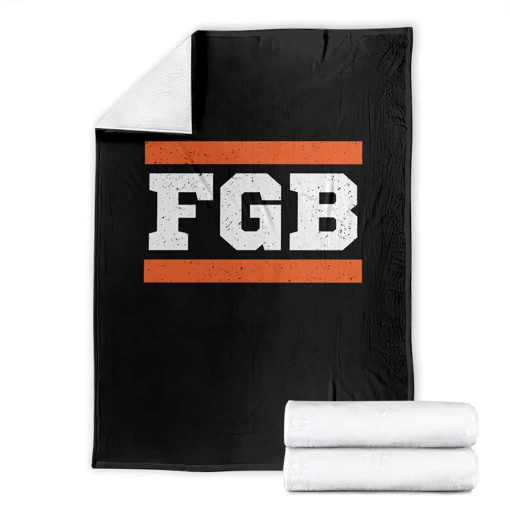 BF Game Day Throw Blanket FGB Football Fans - Print Your Wear