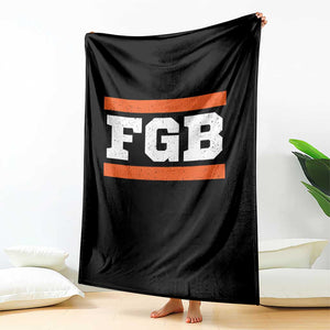 BF Game Day Throw Blanket FGB Football Fans TS10 Print Your Wear