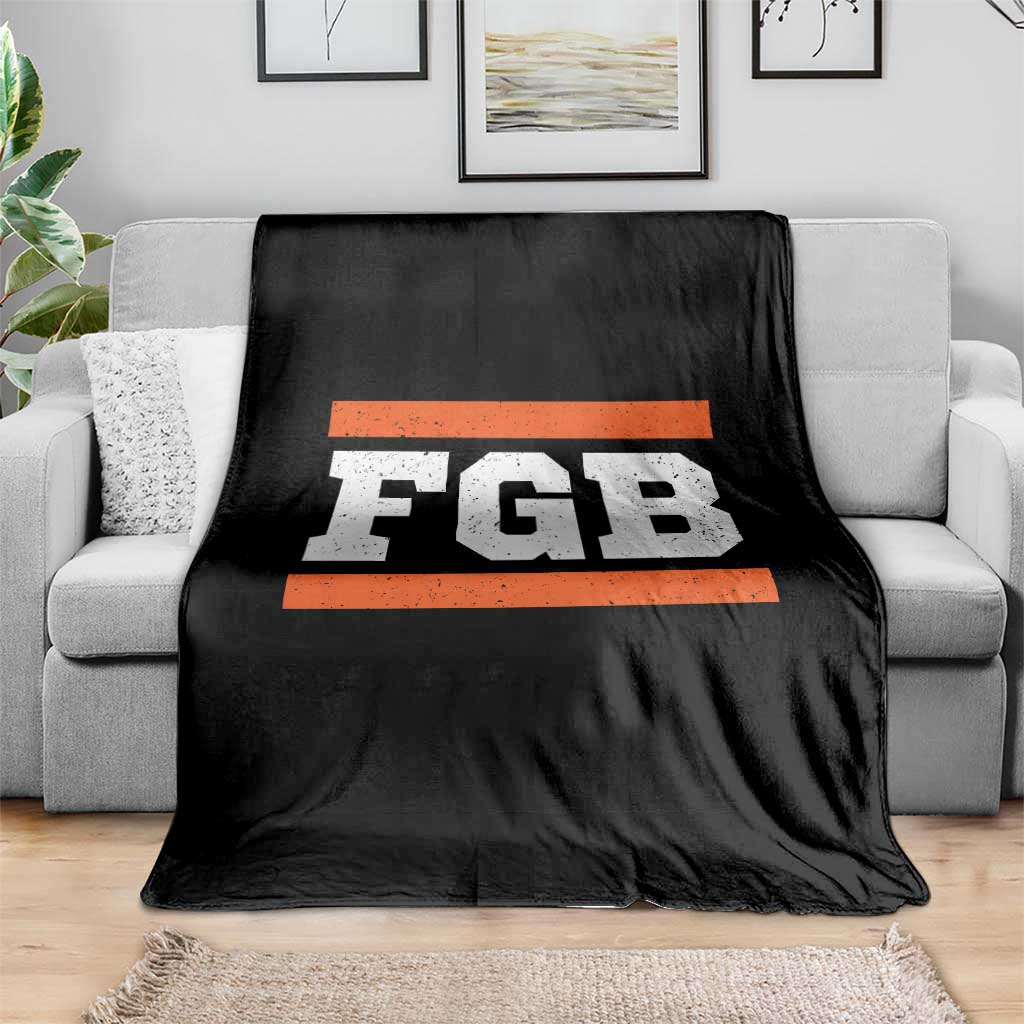 BF Game Day Throw Blanket FGB Football Fans TS10 Print Your Wear