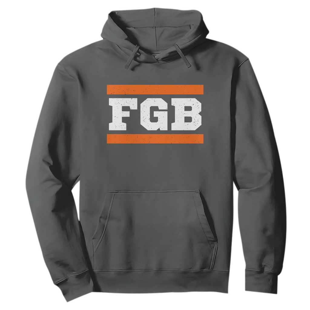 BF Game Day Hoodie FGB Football Fans TS10 Dark Heather Print Your Wear