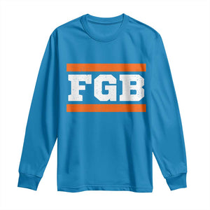 BF Game Day Long Sleeve Shirt FGB Football Fans TS10 Sapphire Print Your Wear