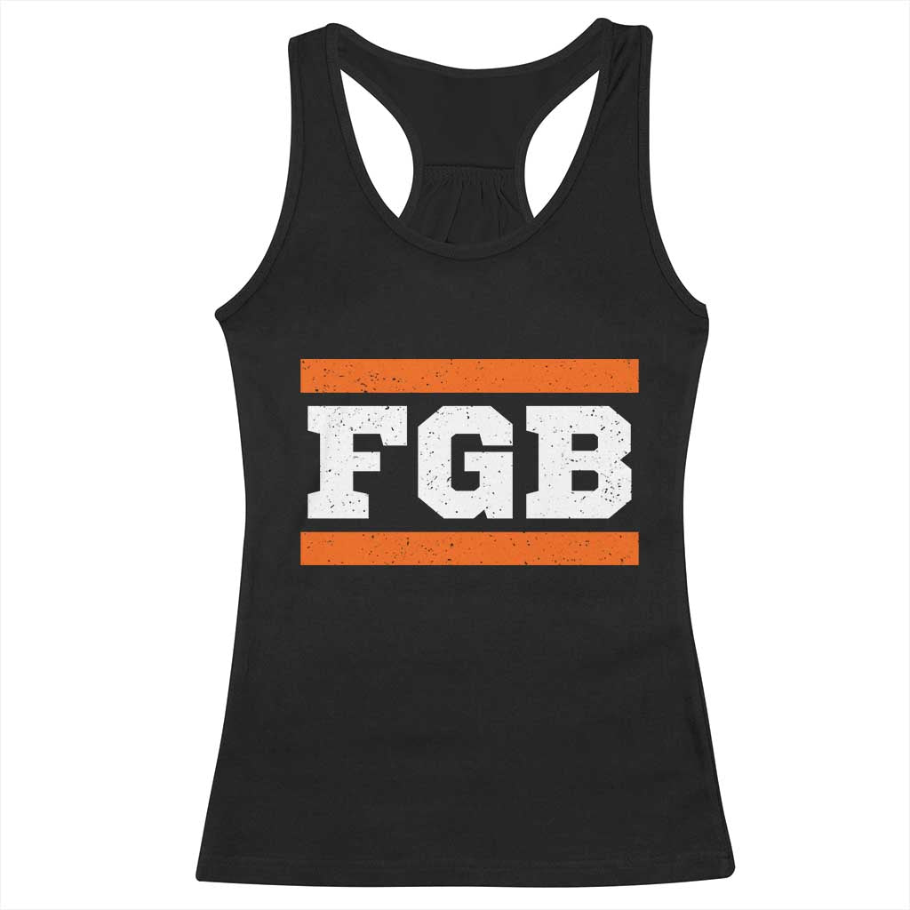 BF Game Day Racerback Tank Top FGB Football Fans TS10 Black Print Your Wear