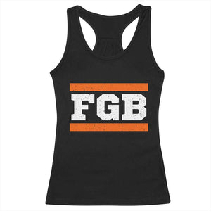 BF Game Day Racerback Tank Top FGB Football Fans TS10 Black Print Your Wear