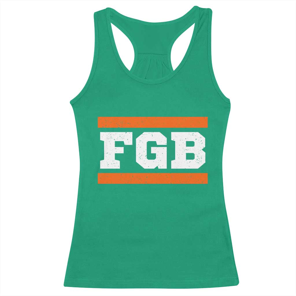 BF Game Day Racerback Tank Top FGB Football Fans TS10 Irish Green Print Your Wear