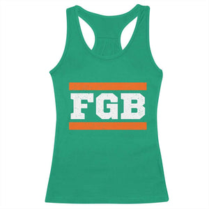 BF Game Day Racerback Tank Top FGB Football Fans TS10 Irish Green Print Your Wear