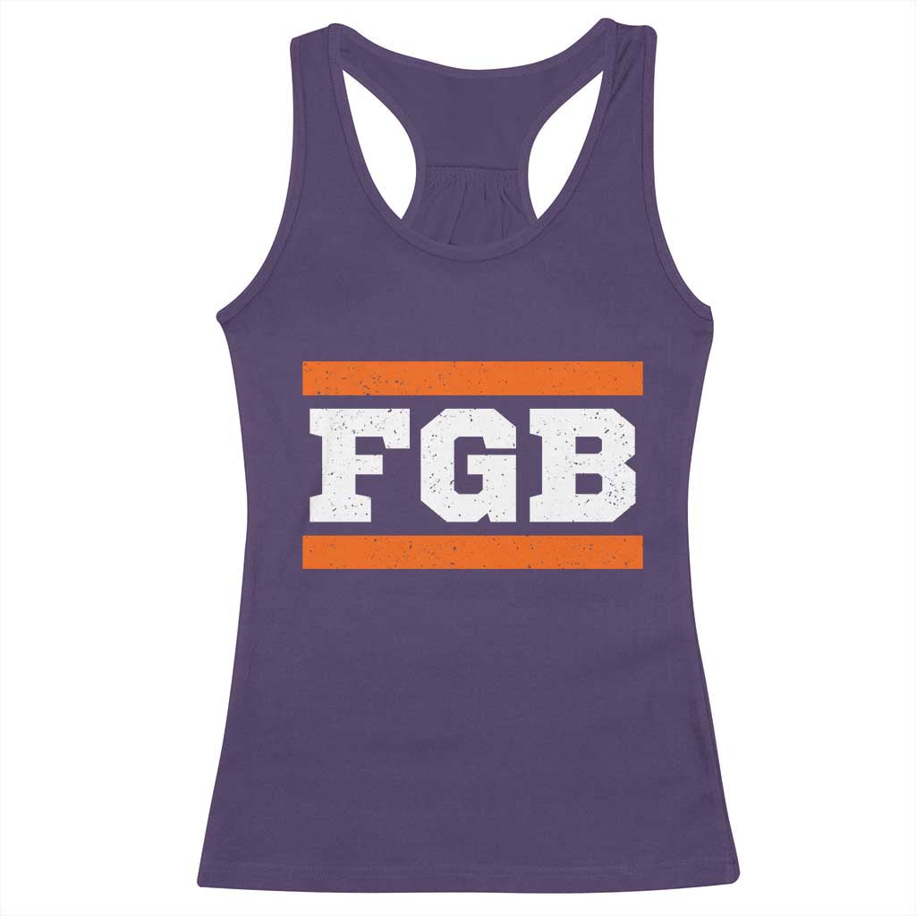 BF Game Day Racerback Tank Top FGB Football Fans TS10 Purple Print Your Wear