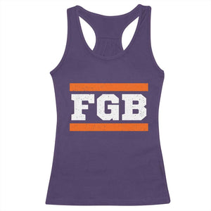 BF Game Day Racerback Tank Top FGB Football Fans TS10 Purple Print Your Wear
