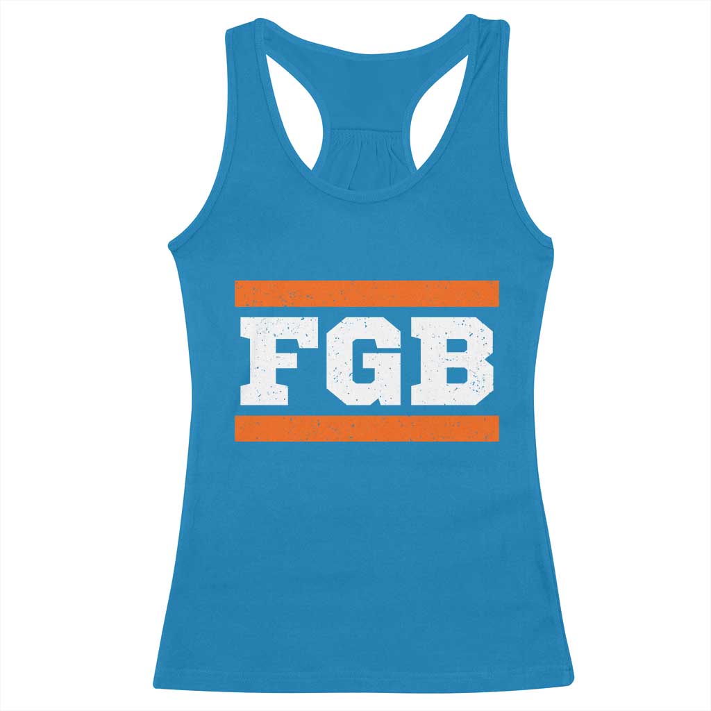 BF Game Day Racerback Tank Top FGB Football Fans TS10 Sapphire Print Your Wear