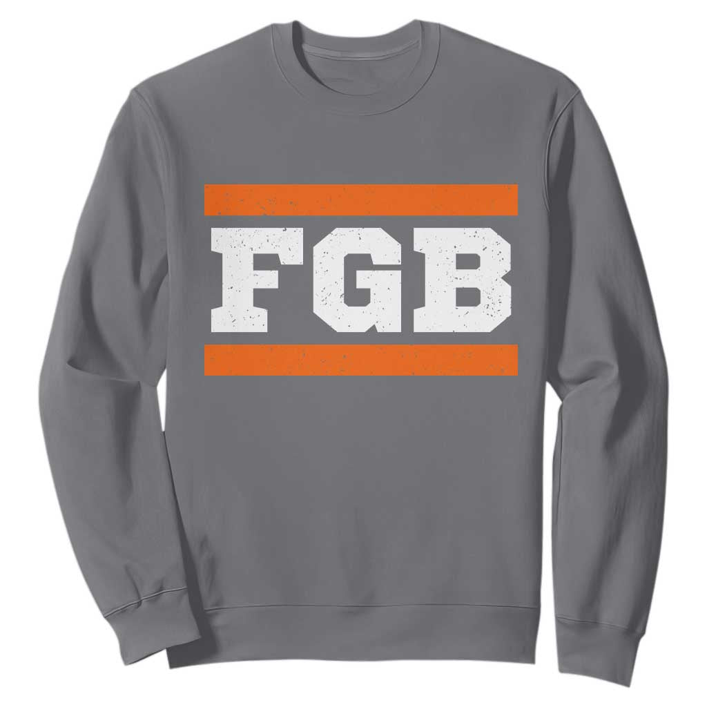 BF Game Day Sweatshirt FGB Football Fans TS10 Charcoal Print Your Wear