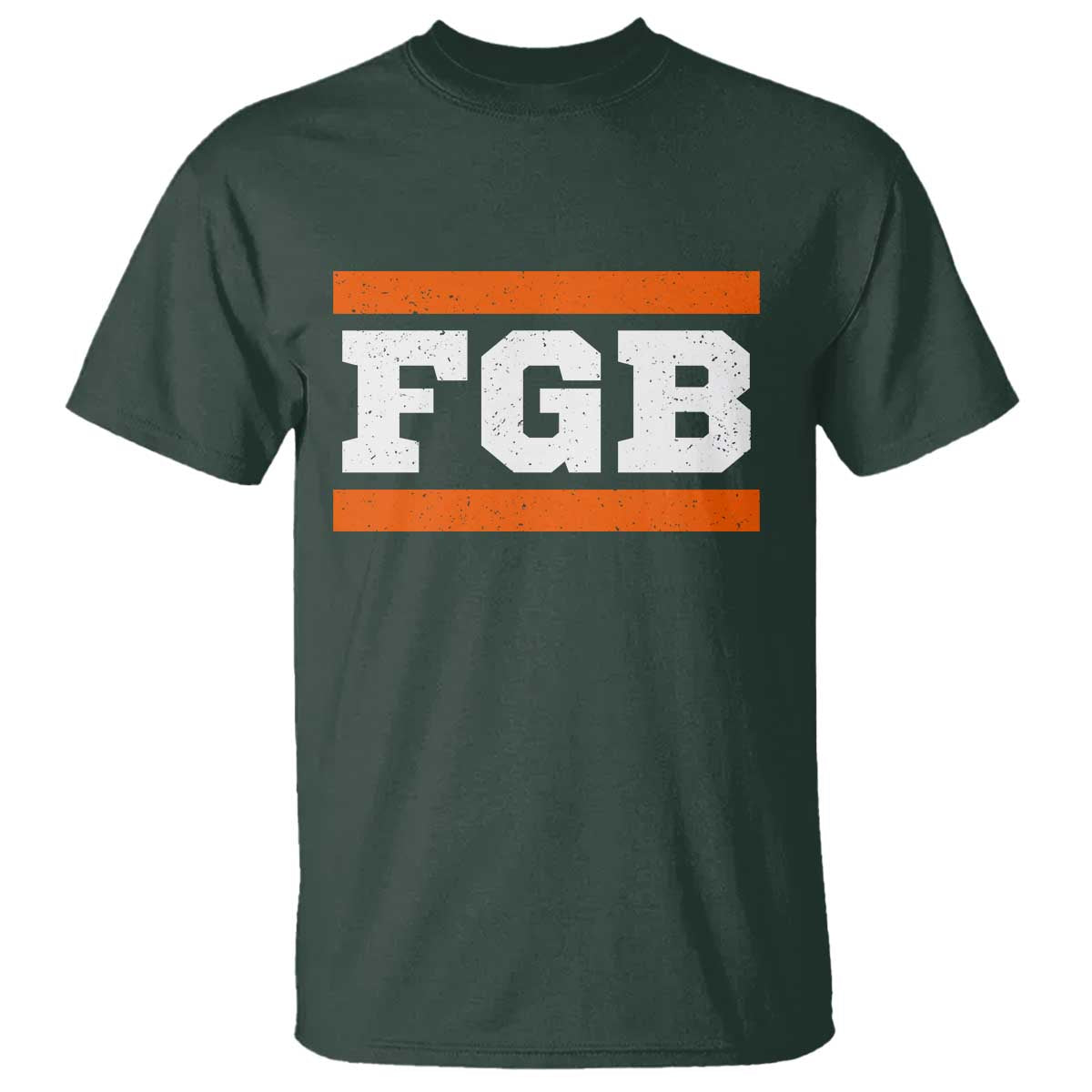 BF Game Day T Shirt FGB Football Fans TS10 Dark Forest Green Print Your Wear